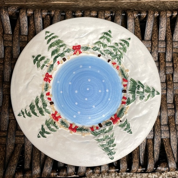 Yankee Candle Small Jar Shade Topper & Plate Set Winter/Holiday + Floral Votive - Picture 11 of 16